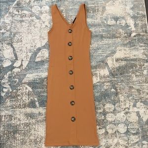 Tan Stretchy Dress